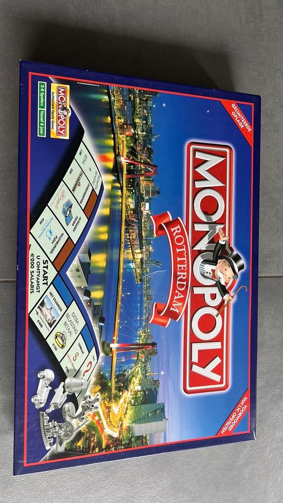 Monopoly Rotterdam, Hobby en Vrije tijd, Gezelschapsspellen | Bordspellen, Ophalen of Verzenden, Zo goed als nieuw
