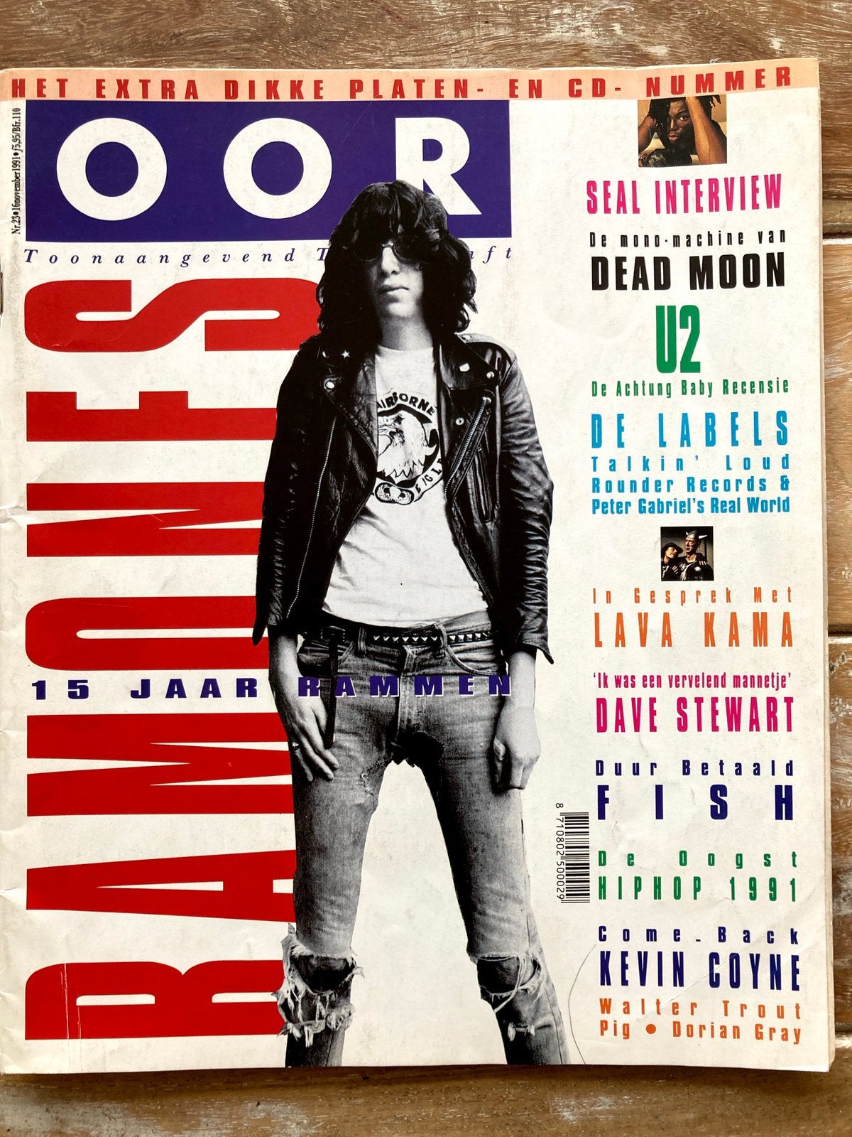 OOR Magazine 1991 RAMONES Walter Trout SEAL Fish DORIAN GRAY, Ophalen of Verzenden, Zo goed als nieuw, Muziek, Film of Tv