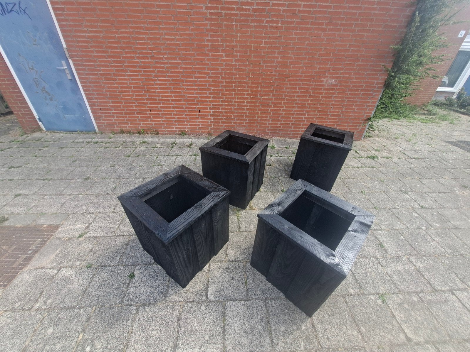Douglas Bloembakken Zwart Zweeds Rabat - Maatwerk & Voorraad, Minder dan 60 cm, Nieuw, Ophalen of Verzenden, Rechthoekig