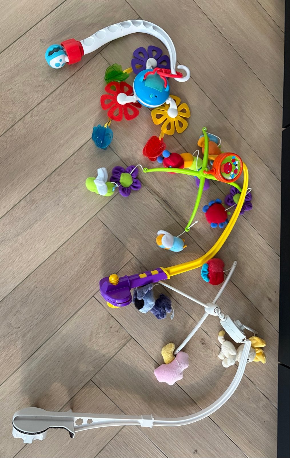 Drie baby mobielen, Ophalen, Gebruikt, Mobiel, Met licht