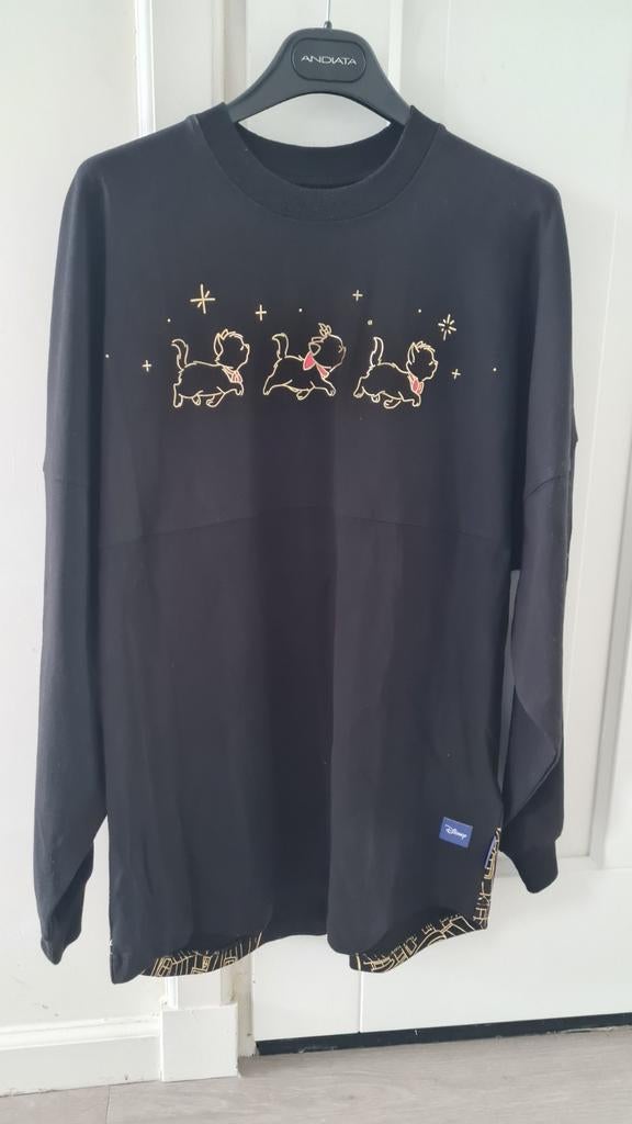 Nieuwe sweater Aristocats uit Disneyland Parijs maat S, Ophalen of Verzenden, Overige figuren, Nieuw, Kleding of Textiel
