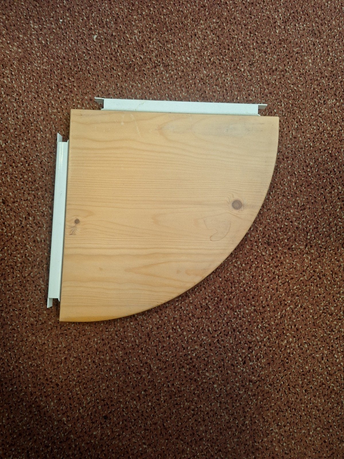 Houten hoekplank (kwartrond) met van het merk Lundia., Ophalen of Verzenden, Zo goed als nieuw