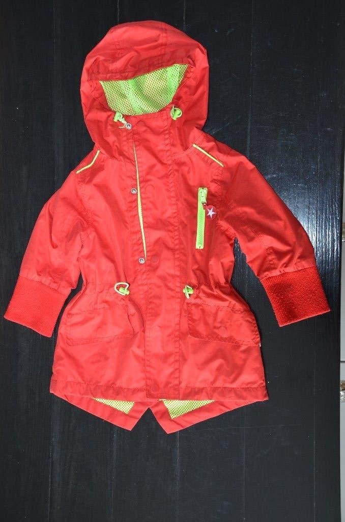 Kik*Kid rode trenchcoat meisje maat 98, Meisje, Ophalen of Verzenden, Zo goed als nieuw, Kid*Kid