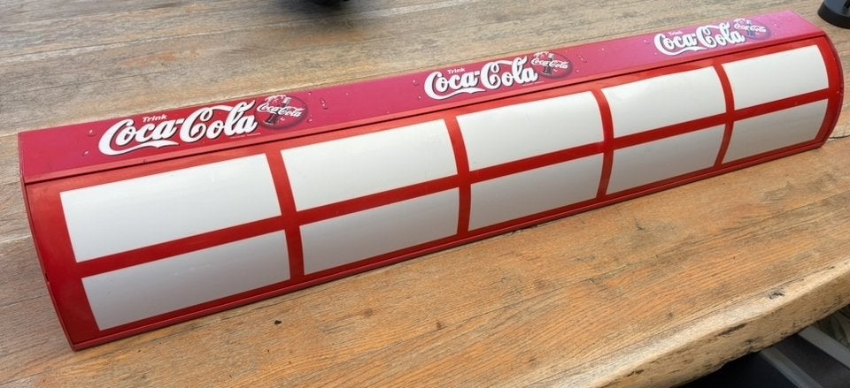 Vintage Coca-Cola lamp en koelkast, Ophalen