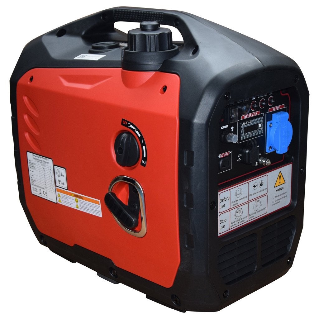 Invertergenerator 1,95 kW benzine / Nieuw