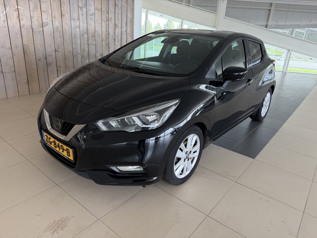 Nissan Micra 1.0 IG-T N-Connecta (bj 2019), 101 pk, Euro 6, Zwart, Origineel Nederlands