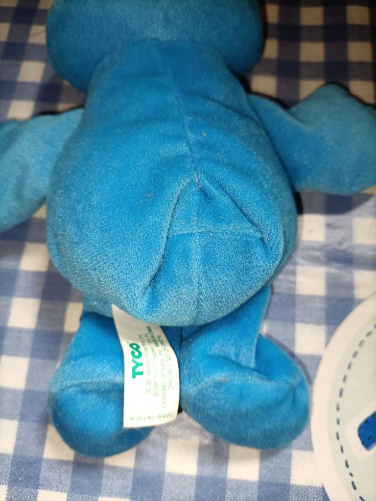 Tyco koekiemonster knuffeltje uit 1997 met zachte ogen, Ophalen of Verzenden, Zo goed als nieuw, Overige typen