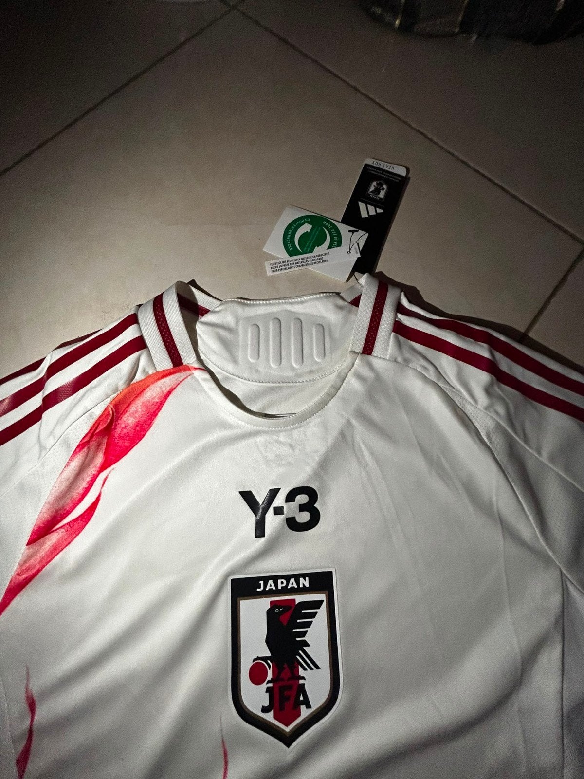 Y-3 Japan Voetbalshirt - Nieuw met labels, Ophalen, Wit, Nieuw, Overige maten