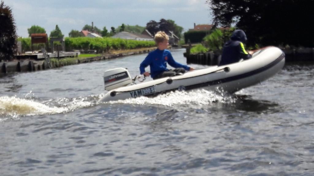 Yamaha 300s rubberboot met 5 pk johnson, Watersport en Boten, Ophalen, Gebruikt, Overige typen