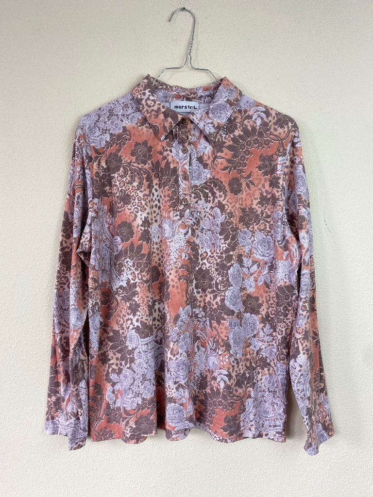 Top print 38/M, Ophalen, Gedragen, Maat 38/40 (M), Lange mouw