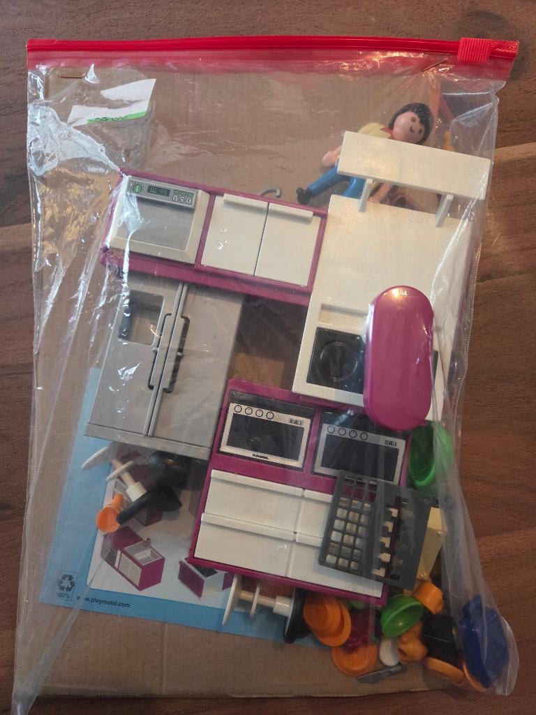 Playmobil 5582 grote keuken, Ophalen of Verzenden, Zo goed als nieuw, Complete set