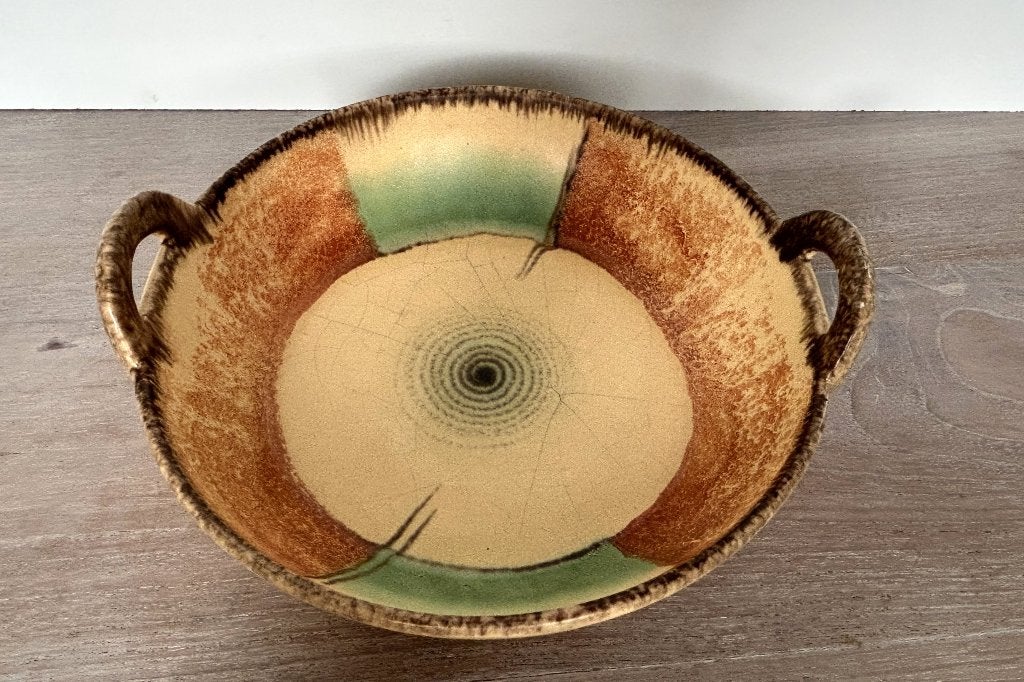 Vintage keramische schaal - Steingutfabrik Elsterwerda, Antiek en Kunst, Ophalen of Verzenden