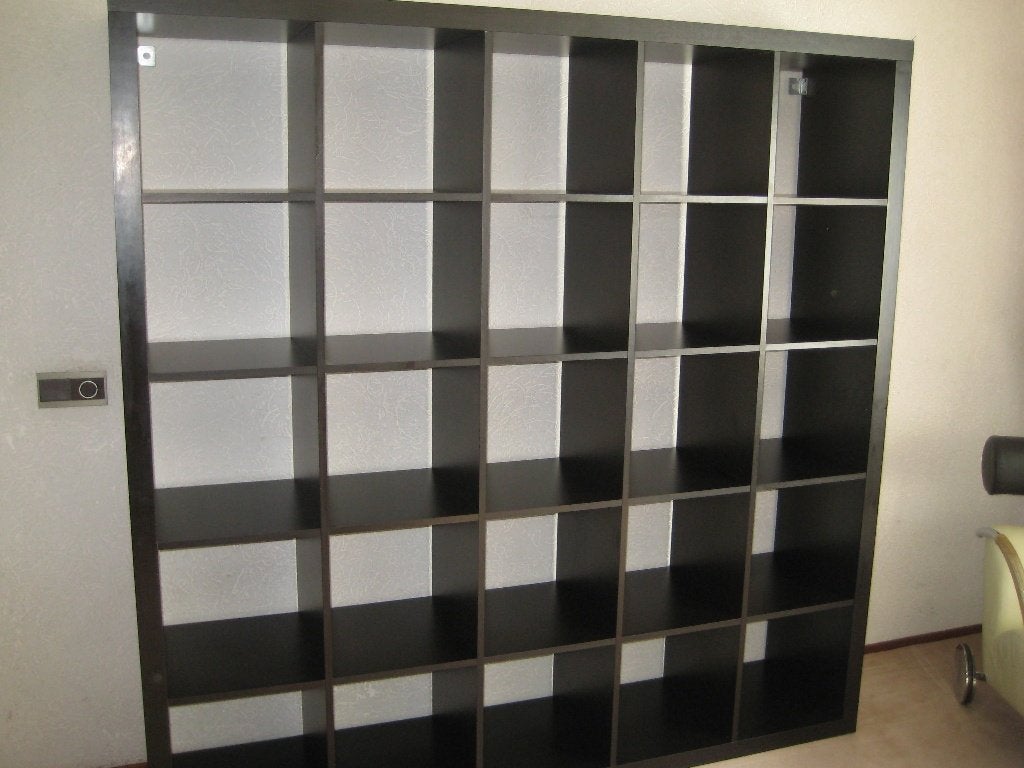 IKEA Expedit(kallax) 25 vak - roomdivider, bezorgen/montage?, Ophalen, Gebruikt, 150 tot 200 cm, 150 tot 200 cm