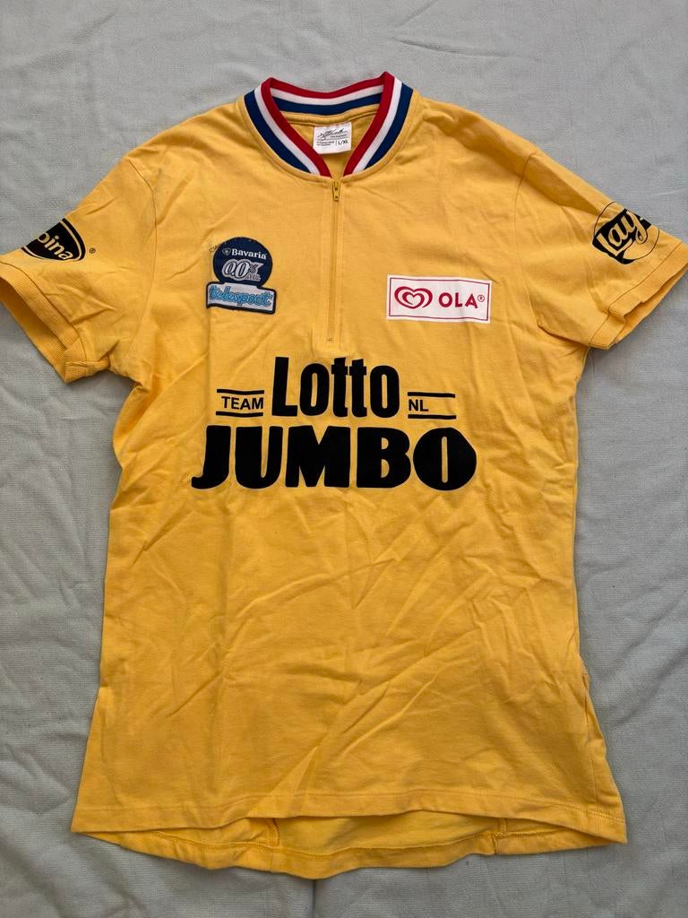 Team Lotto Jumbo Wielershirt - Geel - Maat L/XL, Maat 52/54 (L), A, O, Geel