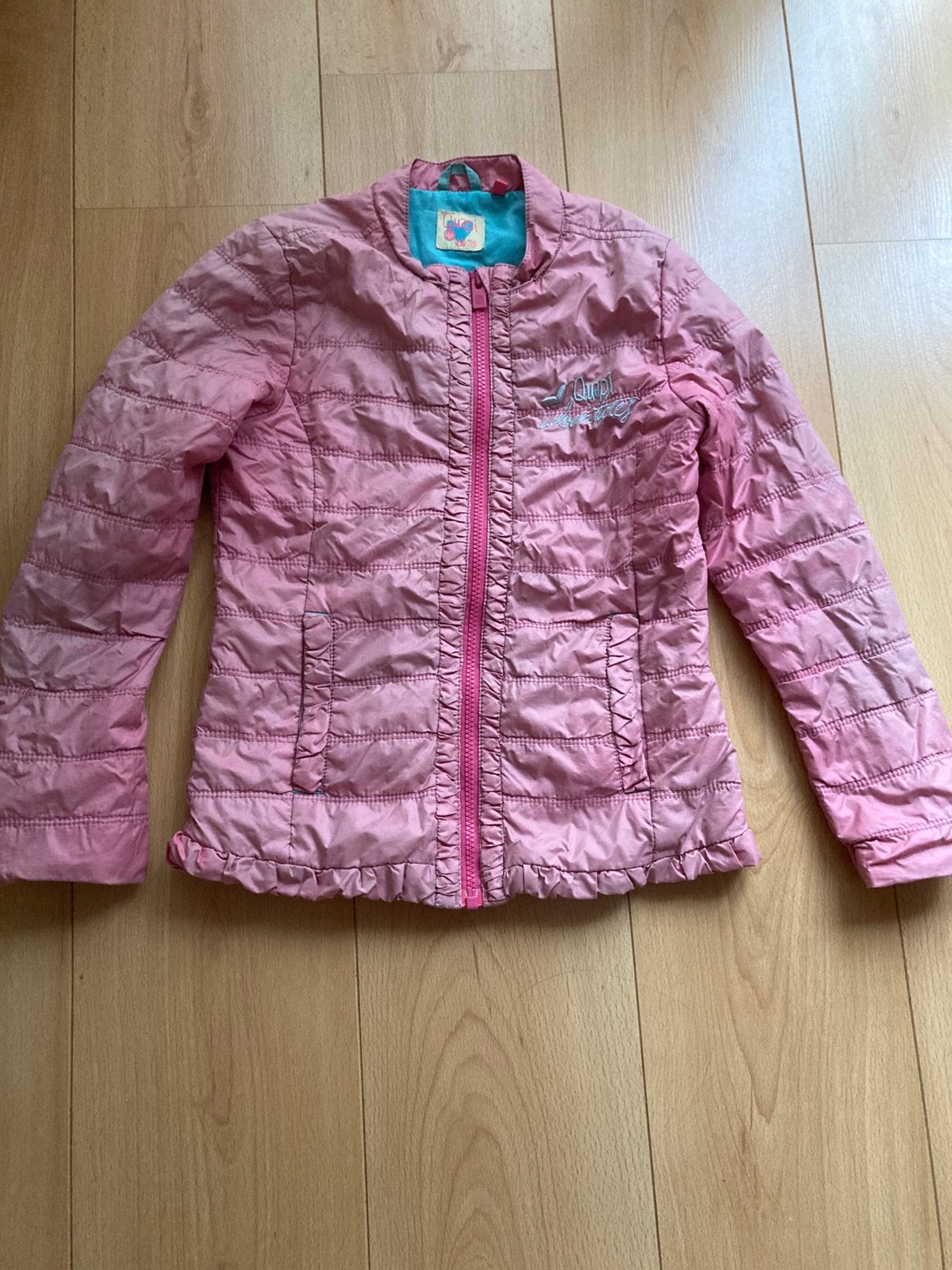 Roze meisjes zomerjas Quapi maat 134/140, Ophalen of Verzenden, Gebruikt, Meisje, Jas