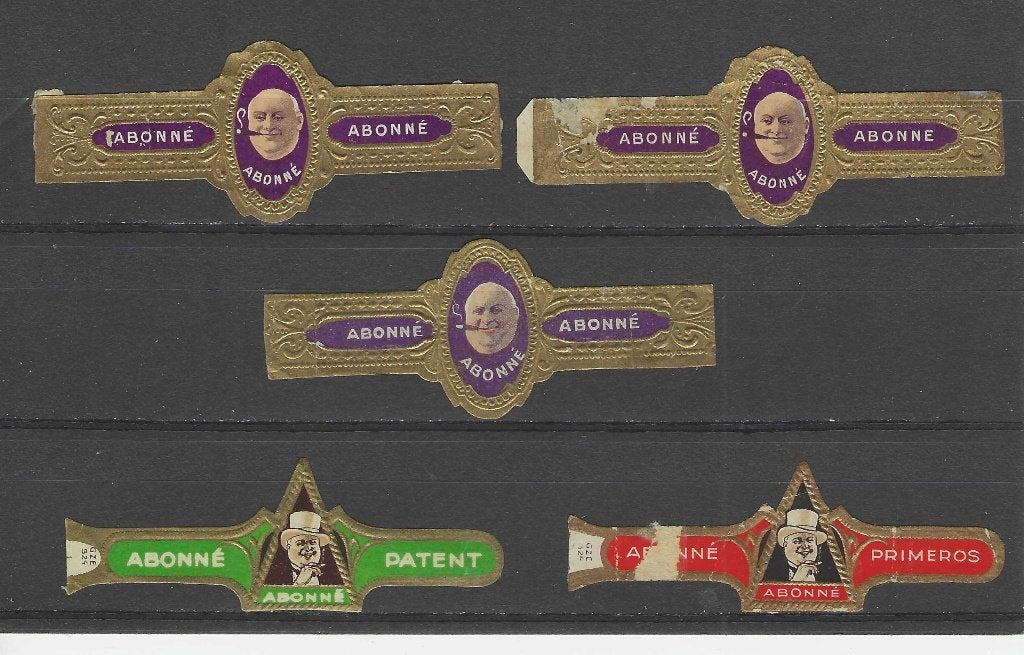 klassiek blad  401   ABONNE    sigarenbanden, Ophalen of Verzenden, Zo goed als nieuw, Sigarenbandjes