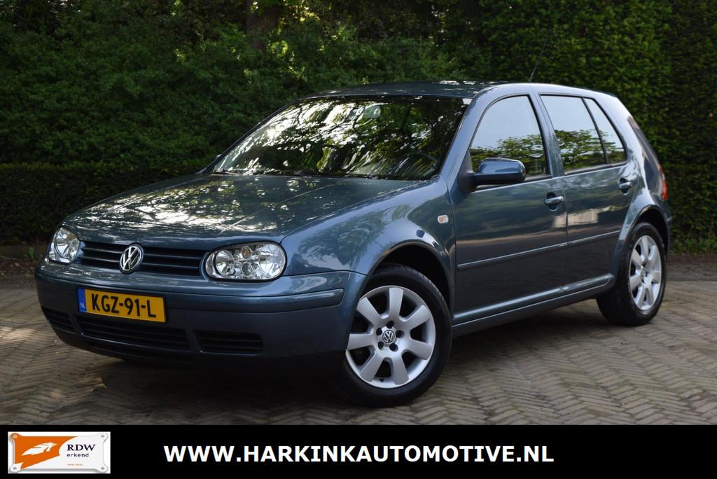 Volkswagen Golf 1.6 FSI Pacific | 5-deurs | Airco | NETTE AU, Voorwielaandrijving, Stof, 4 cilinders, Blauw