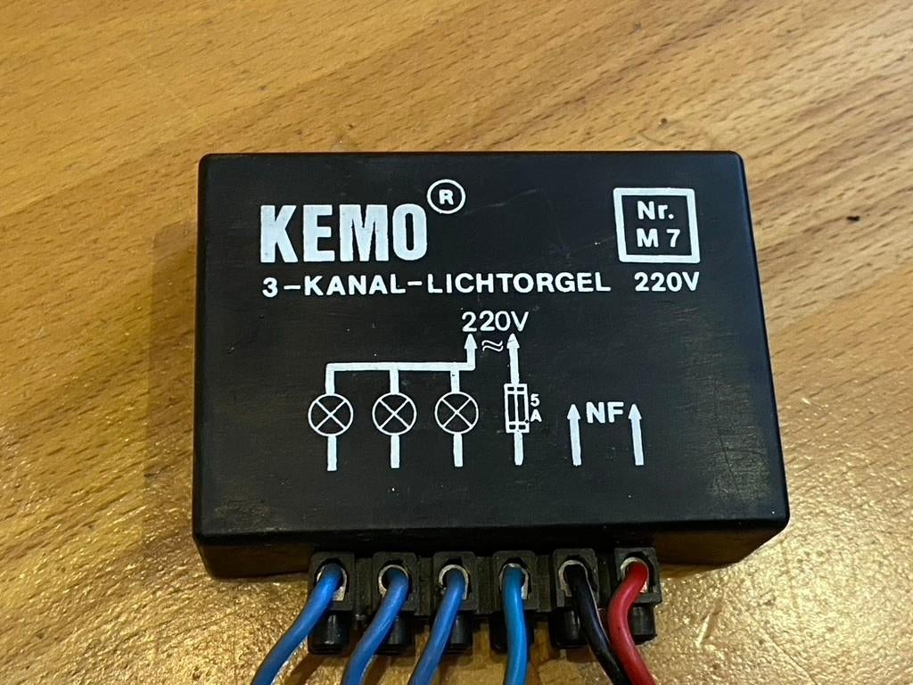 lichtorgel 3 kanaals, Ophalen of Verzenden, Zo goed als nieuw, Licht, Geluidgestuurd