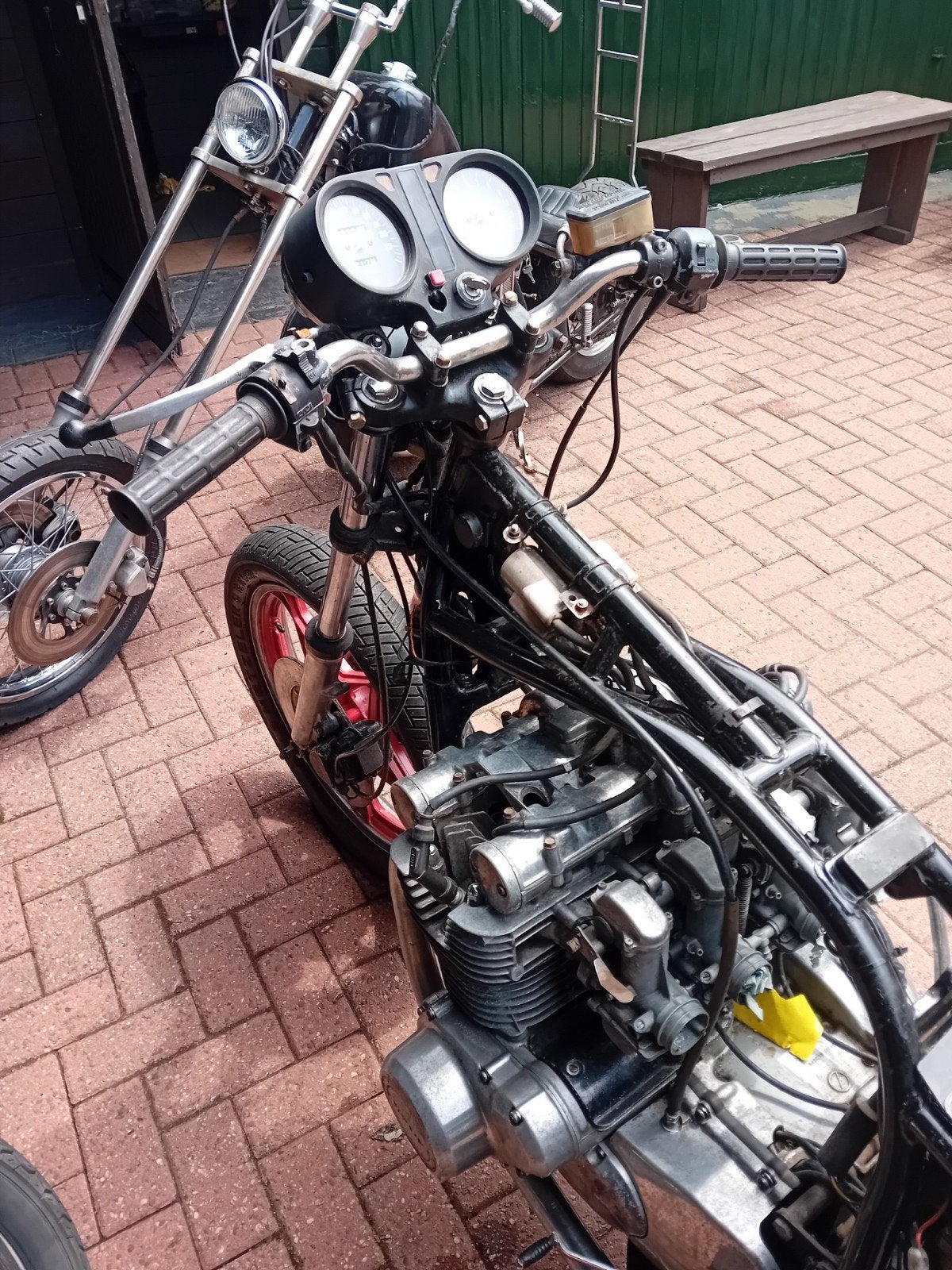 gs 750 voor onderdelen, Motoren, Ophalen, Gebruikt