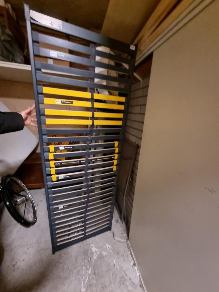70x200 lattenbodem 70cm bossflex, Ophalen of Verzenden, Zo goed als nieuw, Eenpersoons, 70 cm of minder