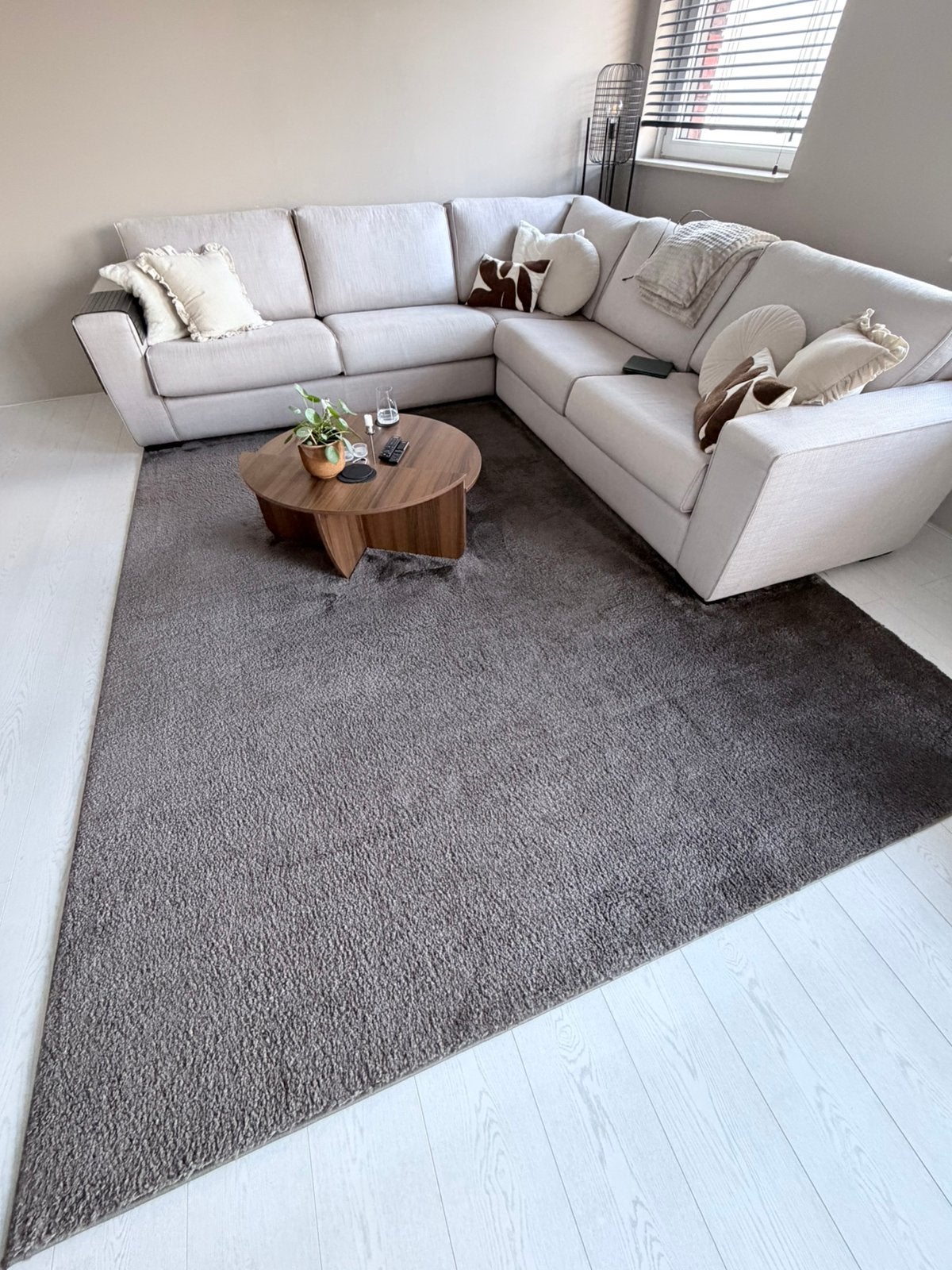 Vloerkleed Paon brillant, Ophalen, Bruin, 200 cm of meer, Zo goed als nieuw