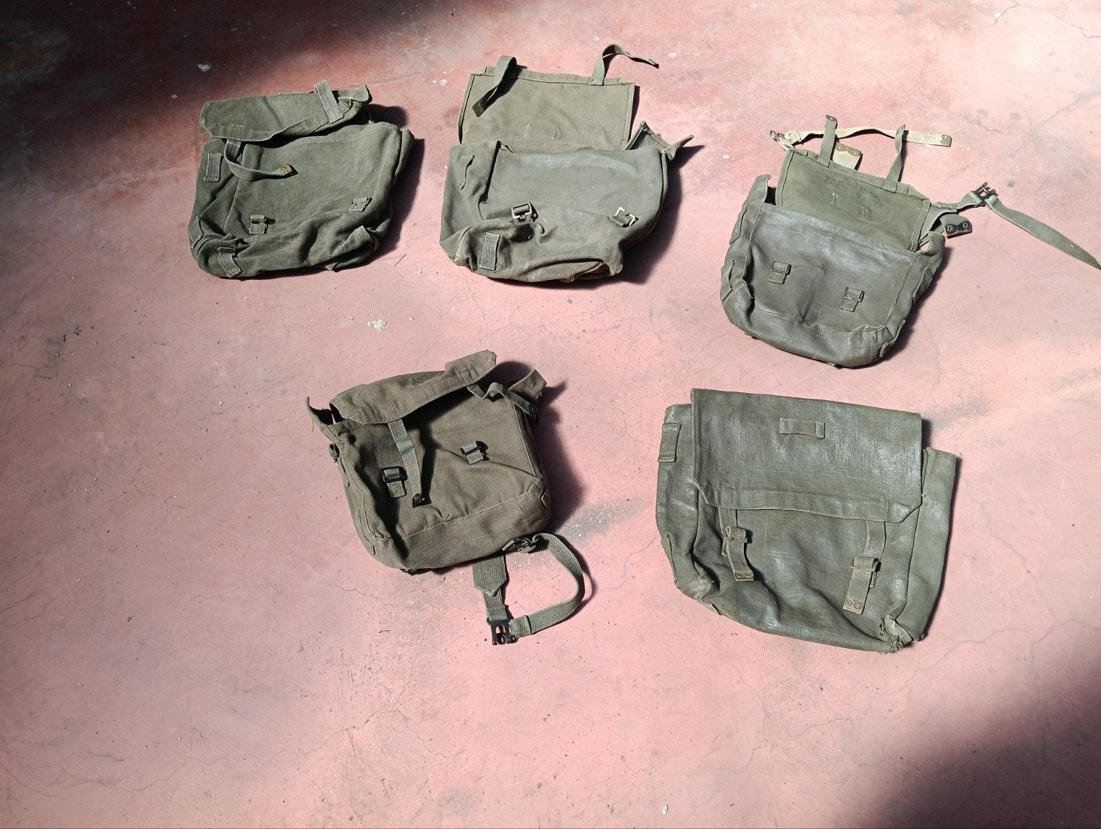 Originele KL Gevechtstas / Pukkel – Oersterk Canvas (Militar, Ophalen of Verzenden, Landmacht, Nederland