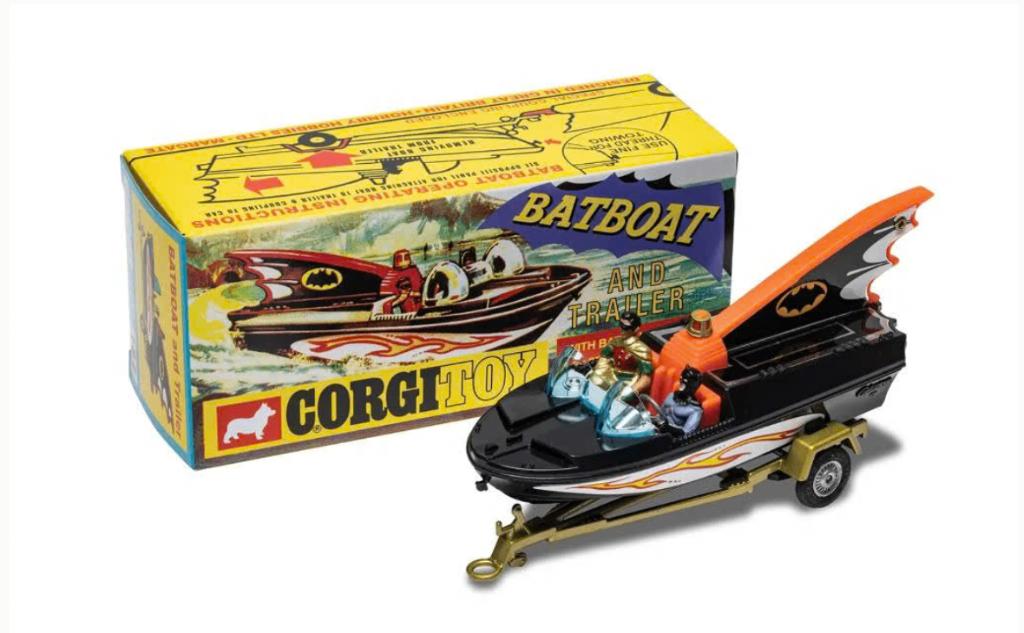 Batman Bat Boat en Trailer schaal 1/50 CORGI New Ref . 107, Hobby en Vrije tijd, Verzenden, Nieuw, Auto, Corgi