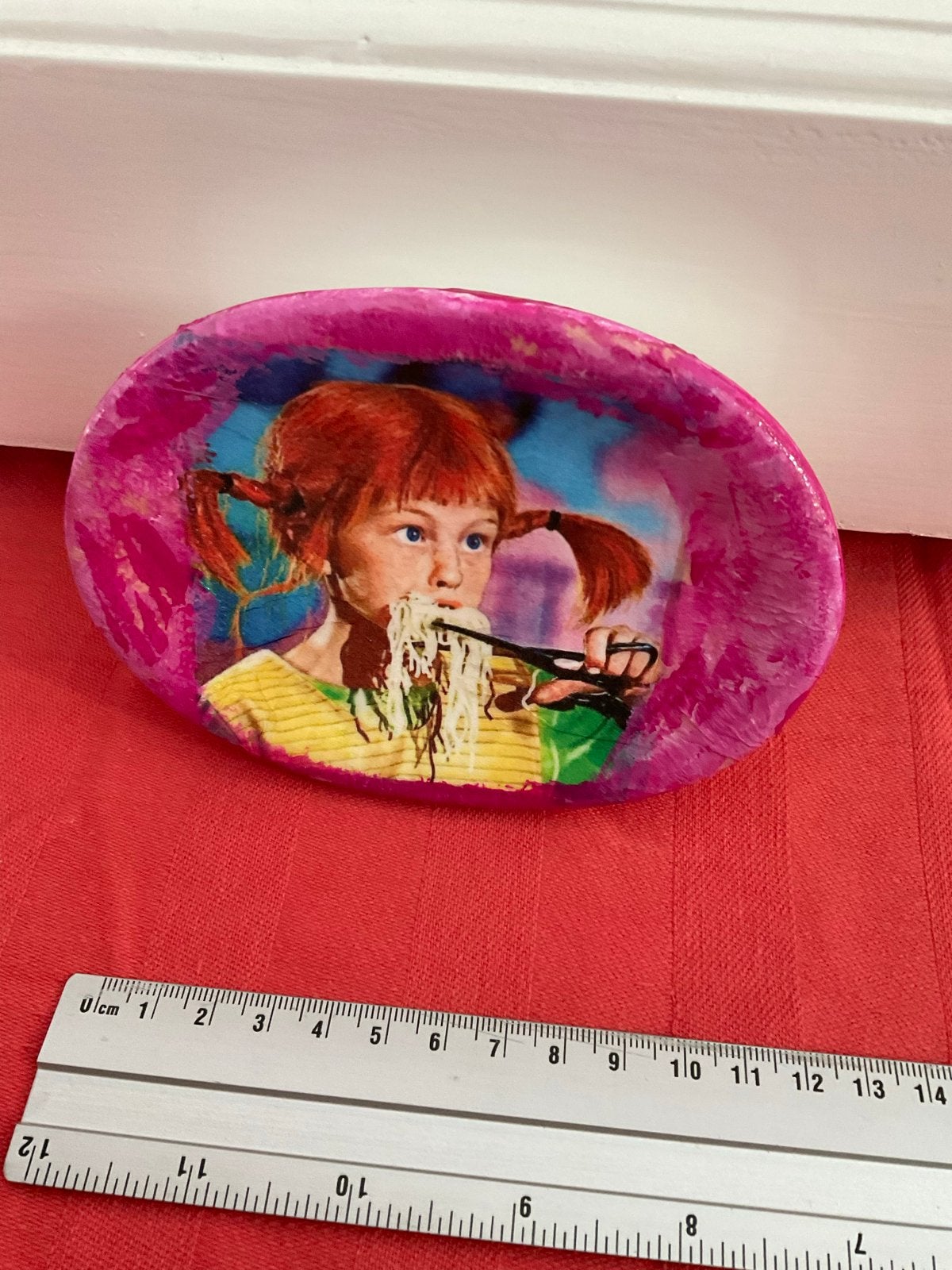 *Uniek!* Pippi Langkous keramiek schaaltje eigen ontw., Ophalen of Verzenden, Nieuw