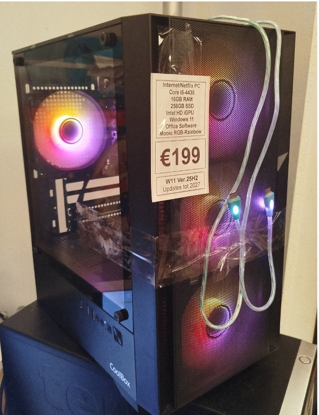 NETFLIX PC/Core i5/16GB/256GB SSD & Windows 11, (25H2), Ophalen, Intel@ Core i5-4430, Zo goed als nieuw, SSD