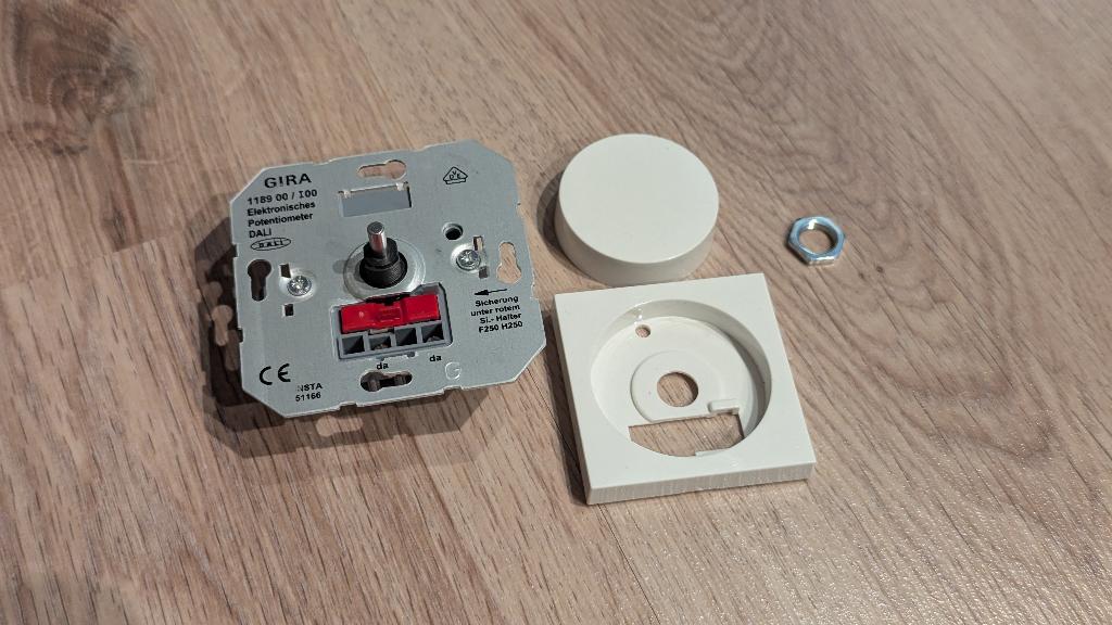 Gira DALI dimmer 118900 met knop, Ophalen of Verzenden