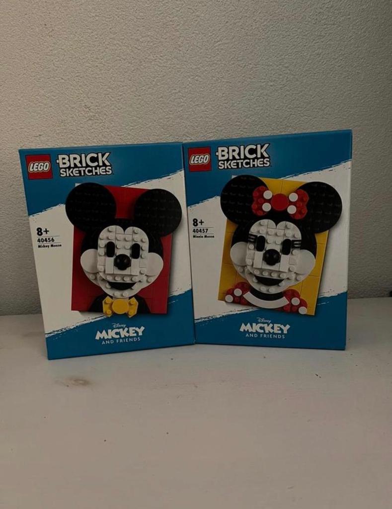 Lego Bricksketches 40456 40457 Mickey & Minnie Mouse, Overige thema's, Lego, Nieuw, Ophalen of Verzenden
