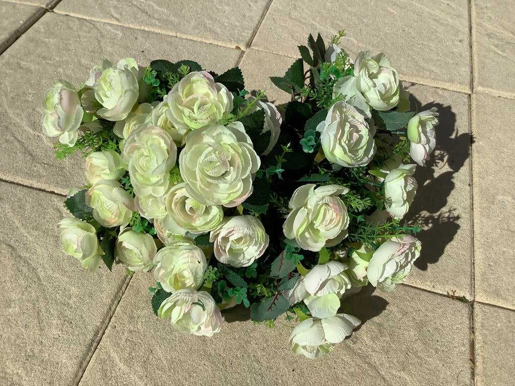 Boeket ranonkels kunstbloemen, Huis en Inrichting, Woonaccessoires | Kunstplanten en Kunstbloemen, Ophalen of Verzenden, Nieuw