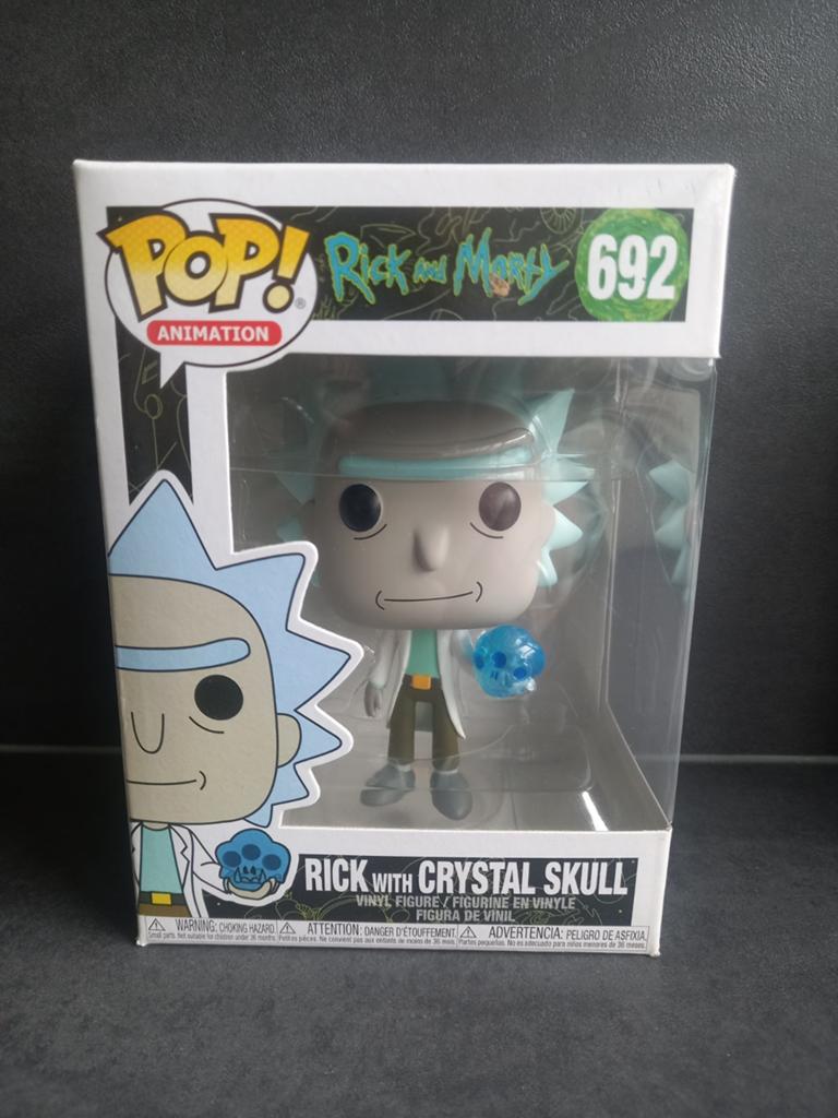 Funko pop Rick and Morty Rick with crystal skull, Ophalen of Verzenden