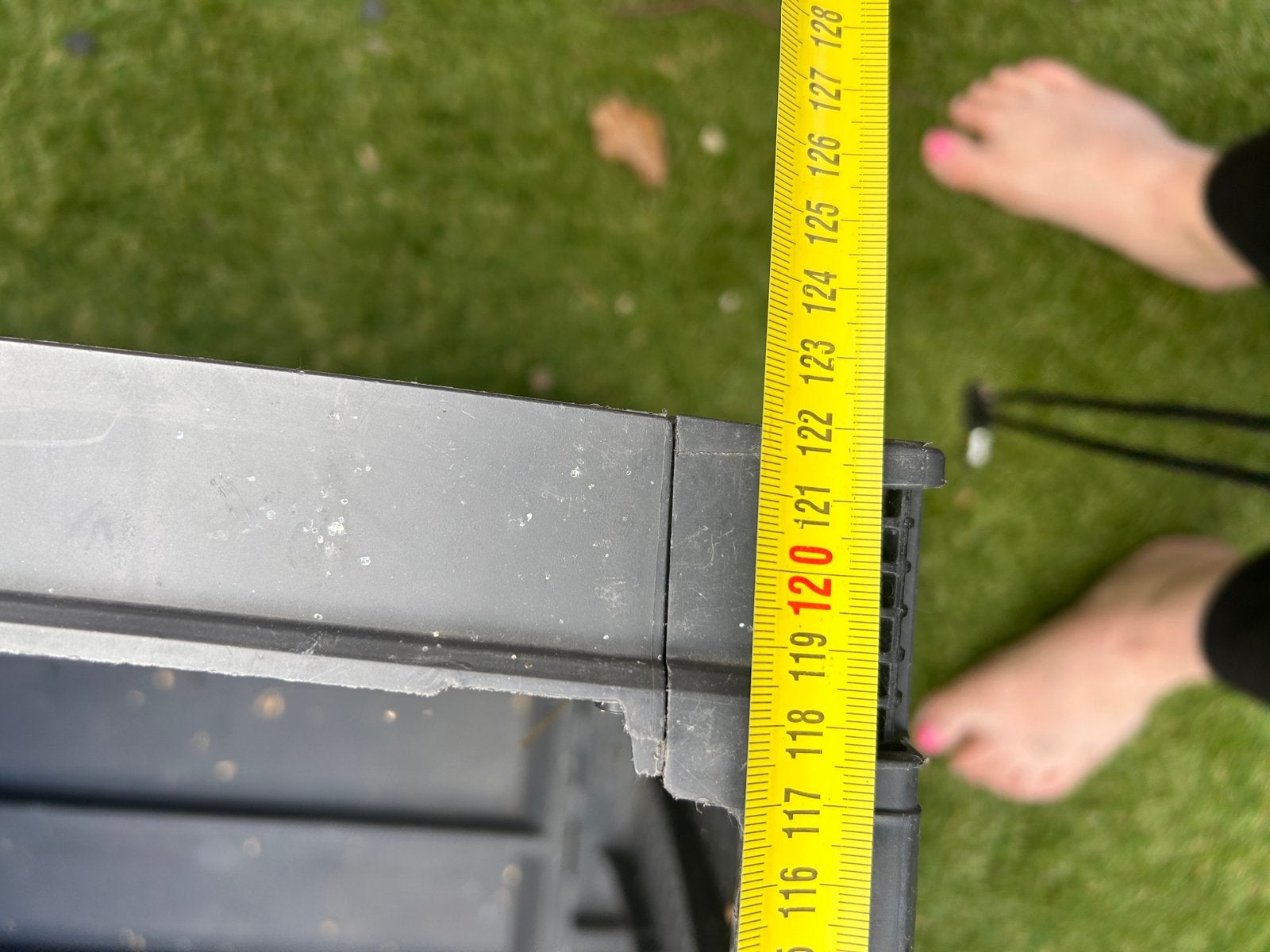 Grote kunststof opbergbox  keter voor buiten - deksel los, Tuin en Terras, Bergingen en Tuinkasten, Ophalen of Verzenden, Gebruikt
