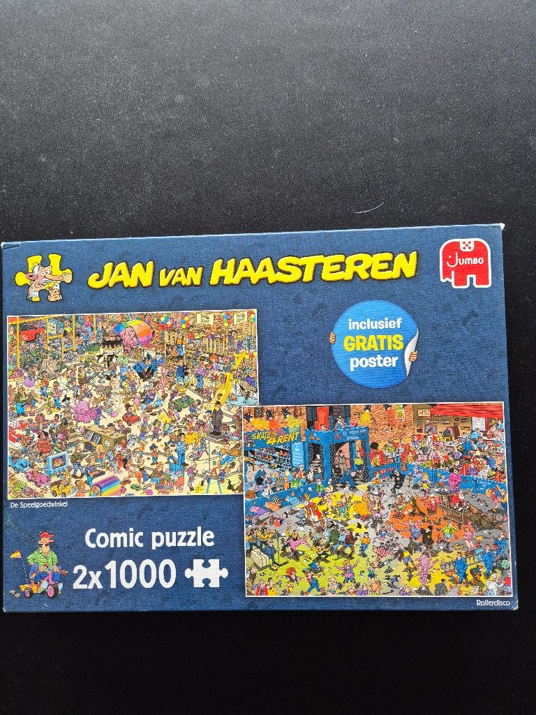 Jan van Haasteren De speelgoedwinkel/Rollerdisco