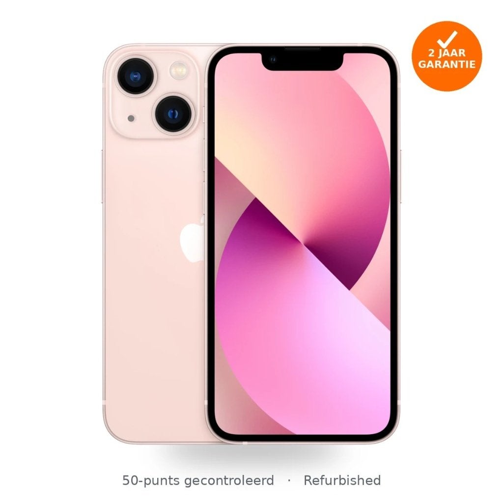 Apple iPhone 13 128GB Roze Refurbished | 2 jaar garantie, 128 GB, Refurbished, IPhone 13, Ophalen of Verzenden