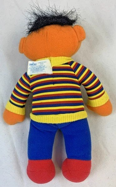Vintage Ernie Pluche Knuffel Pop 1992 Hasbro Sesamstraat 90s, Coolsingel 104, 3011 AG Rotterdam, Netherlands, Overige typen, Zo goed als nieuw