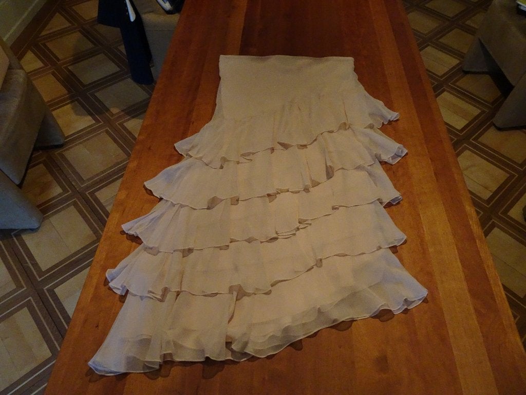 RALPH LAUREN licht roze stroken rok - BLACK LABEL, Maat 38/40 (M), Verzenden, Nieuw, Ralph Lauren