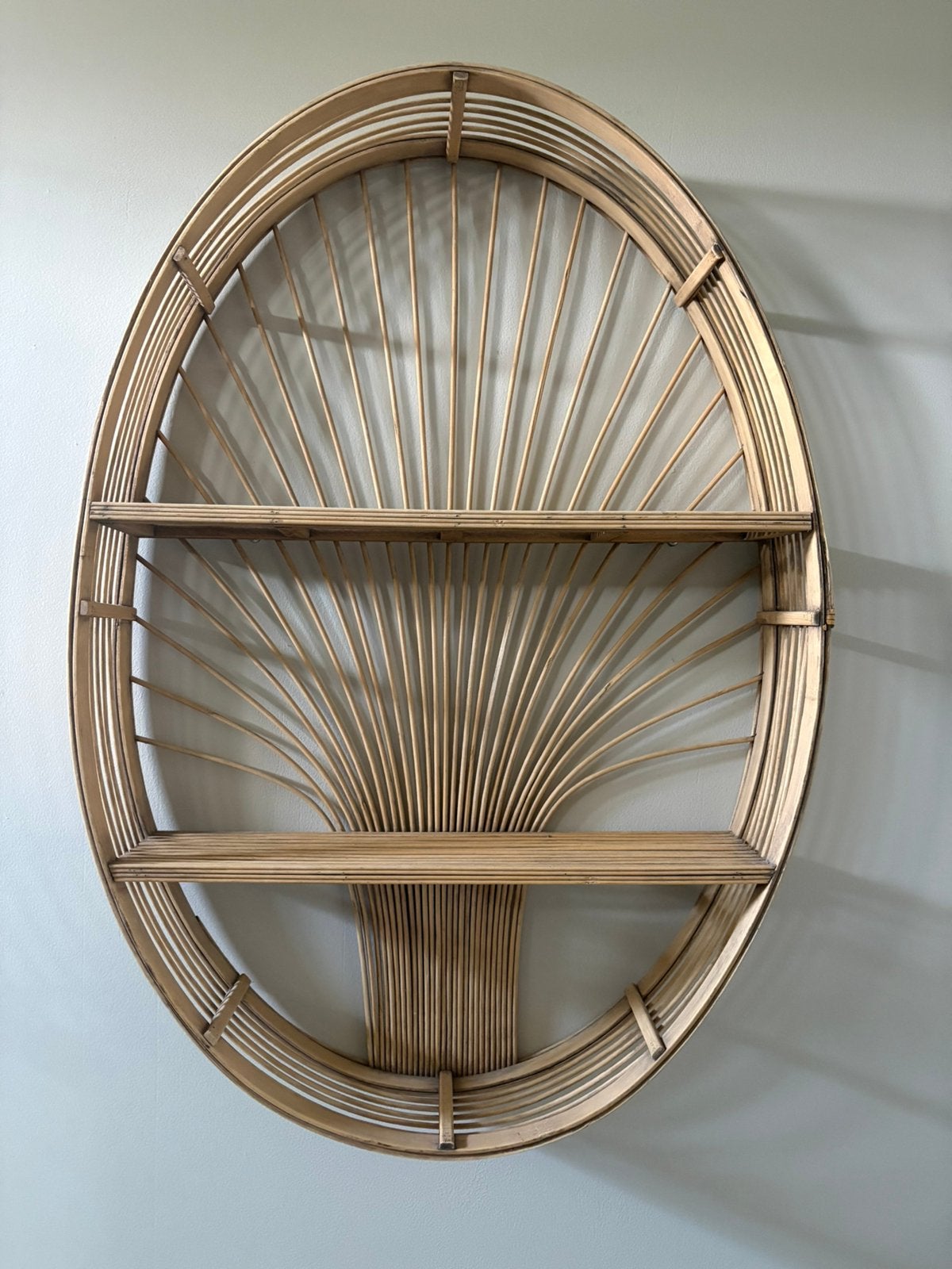 Bamboo wandrek, Huis en Inrichting, Woonaccessoires | Wandplanken en Boekenplanken, Ophalen, Gebruikt
