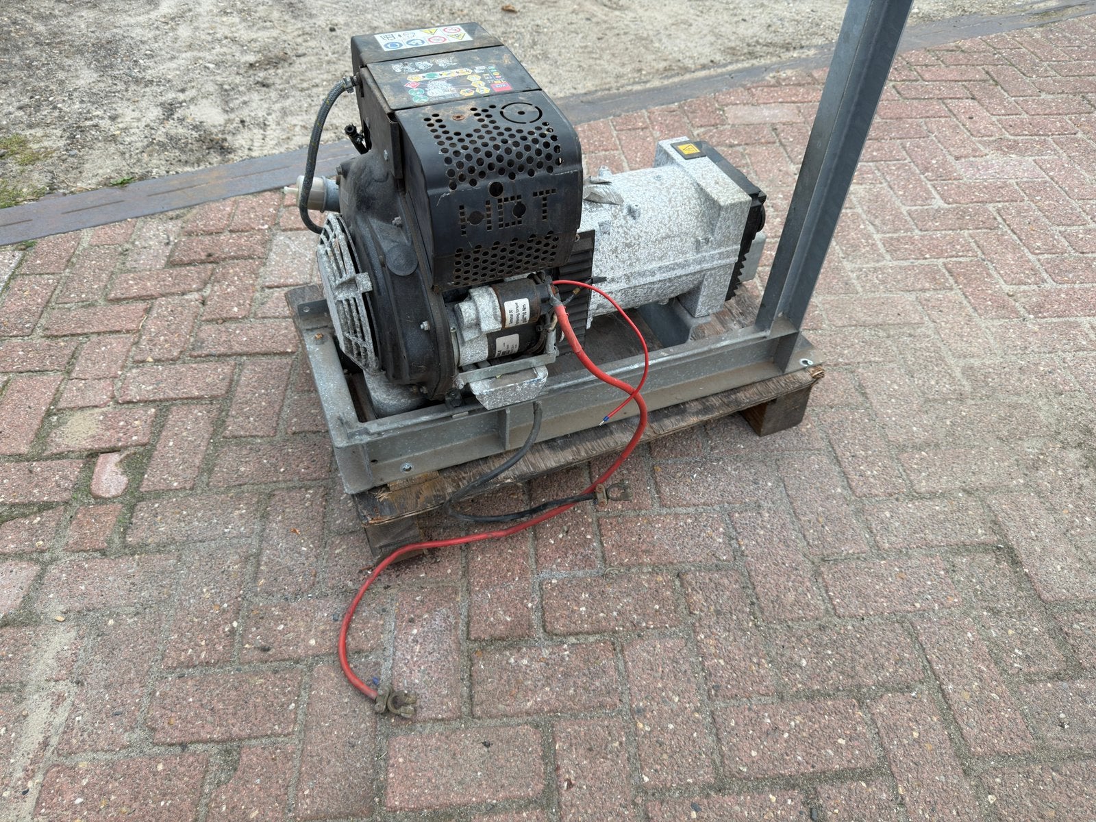 1250 Watt diesel aggregaat 230VHatz 1B20 diesel generator, Doe-het-zelf en Verbouw, Ophalen, Gebruikt, Dieselolie, Elektrisch startend