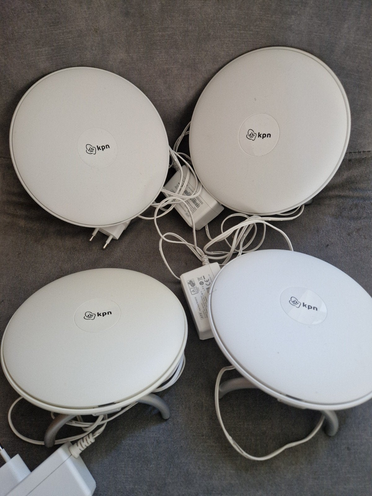 KPN SuperWifi punten (4 stuks) - Complete set, Ophalen of Verzenden, Zo goed als nieuw, Router, KPN