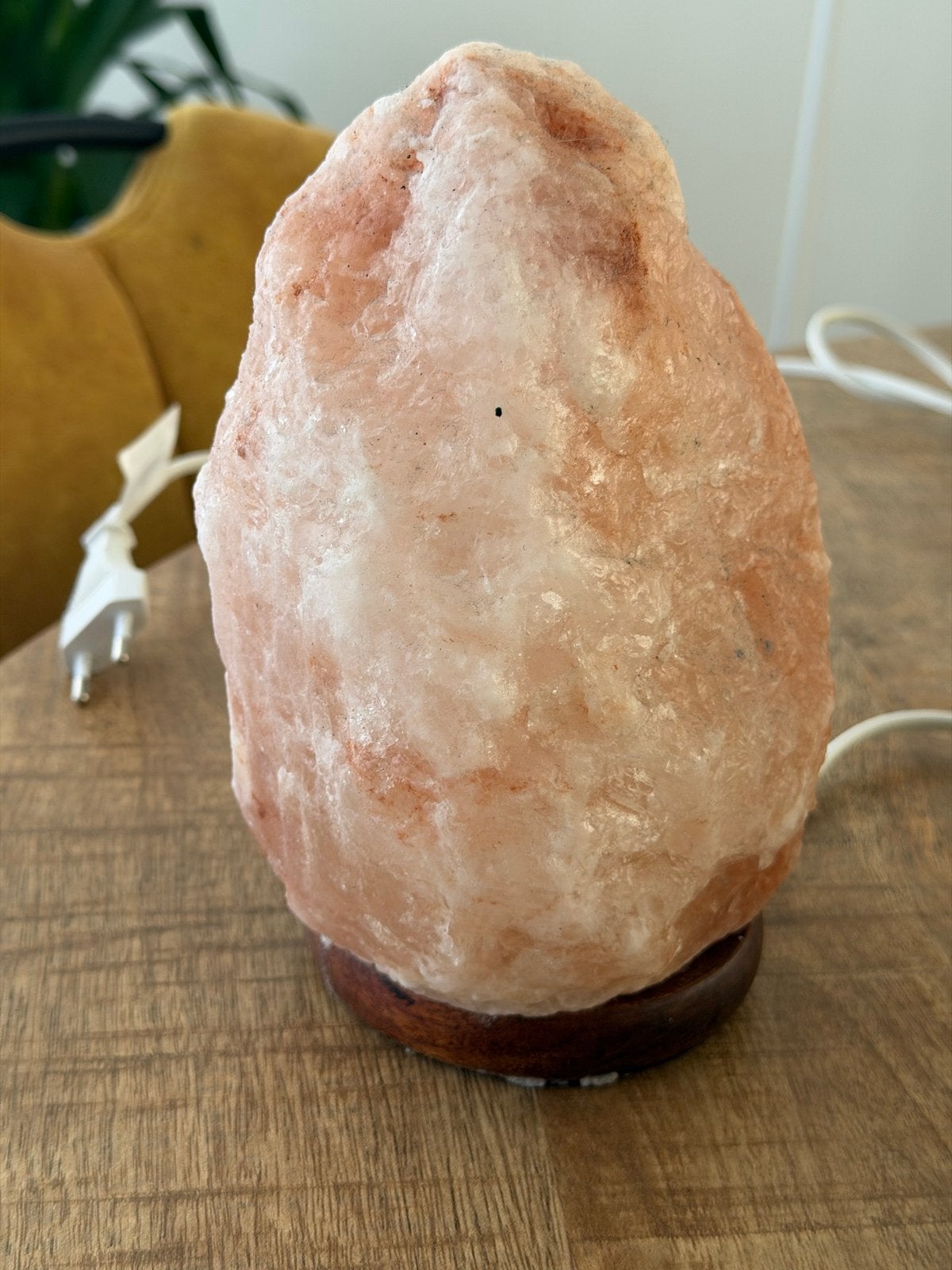 Himalaya Zoutlamp - Sfeervolle Roze Zoutsteen Lamp, Ophalen, Roze, Zo goed als nieuw, Steen/keramiek