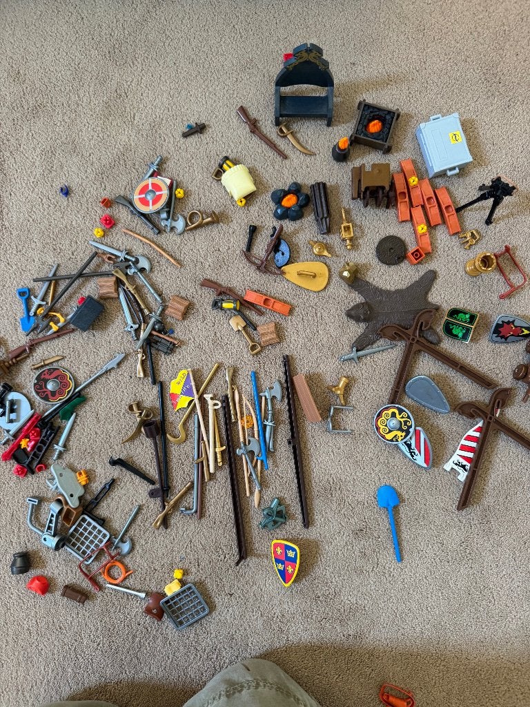 playmobil assesoires, Verzenden, Gebruikt, Losse onderdelen
