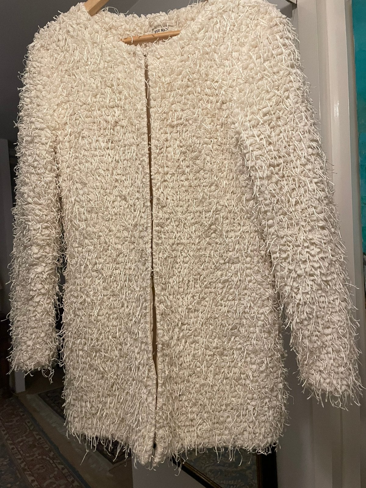 mooi gevoerd vest van Fee Red, Ophalen of Verzenden, Zo goed als nieuw, Maat 38/40 (M), Wit