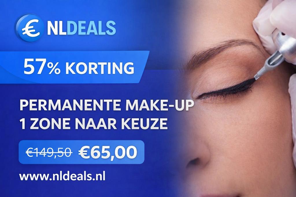 Permanente make-up: 1 zone naar keuze met 57% korting, Ophalen, Nieuw, Ogen, Make-up