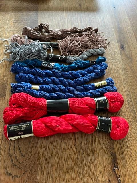 Borduur Strengen, Ophalen of Verzenden, Zo goed als nieuw, Handborduren, Borduurgaren of Zijde
