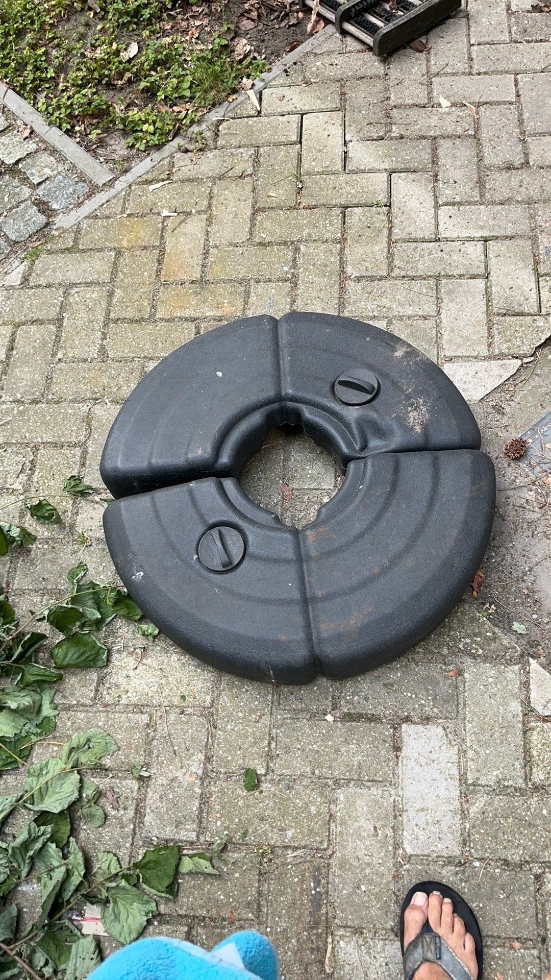 Parasoltegel, verzwaring voor zweefparasols, Ophalen, Zo goed als nieuw, Minder dan 1 meter, Parasolvoet