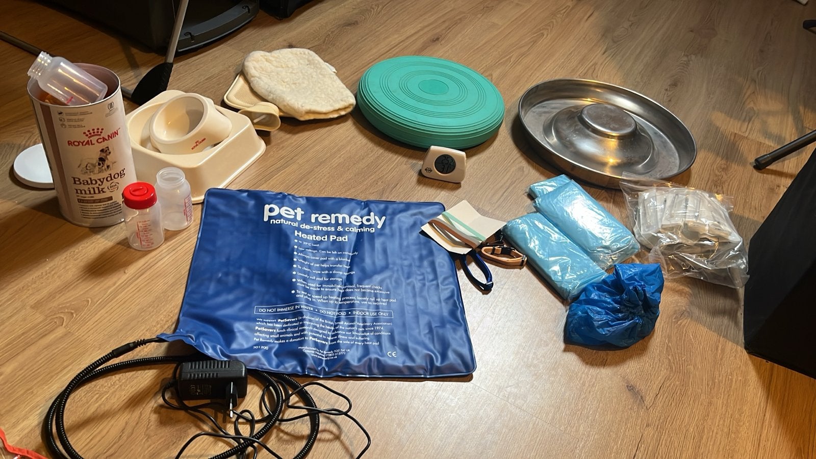 Fok-puppypakket, Ophalen, Nieuw