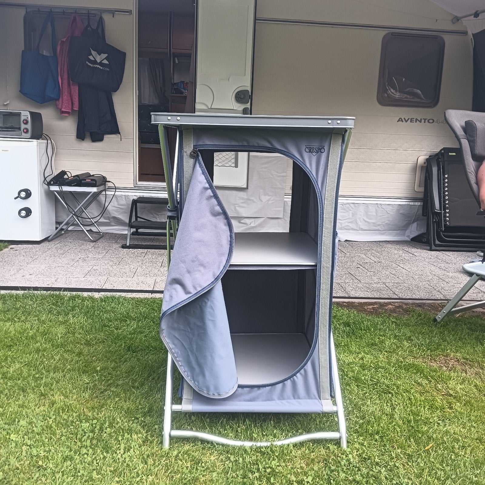 Crespo Campingkast - Zo goed als nieuw, blauw, Ophalen of Verzenden, Zo goed als nieuw