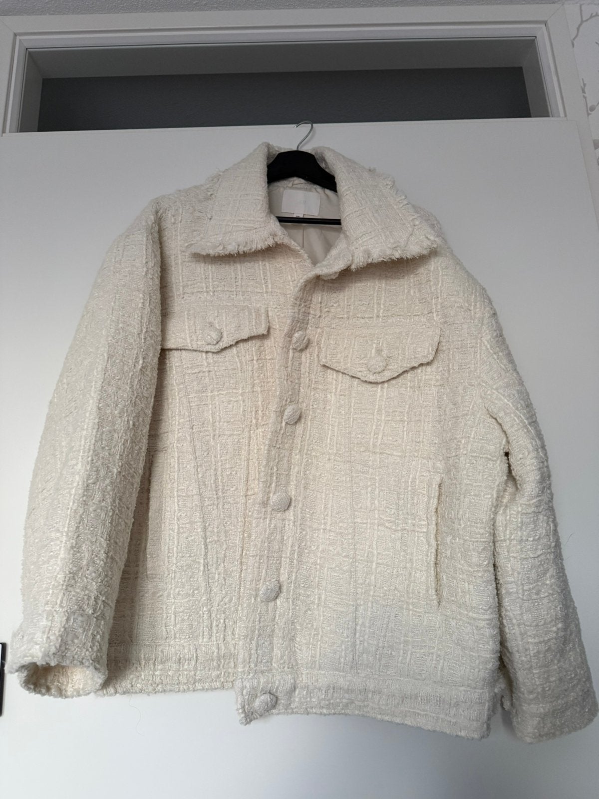 Shacket jas dames maat L - NIEUW, Kleding | Dames, Ophalen of Verzenden, Zo goed als nieuw, Zwart